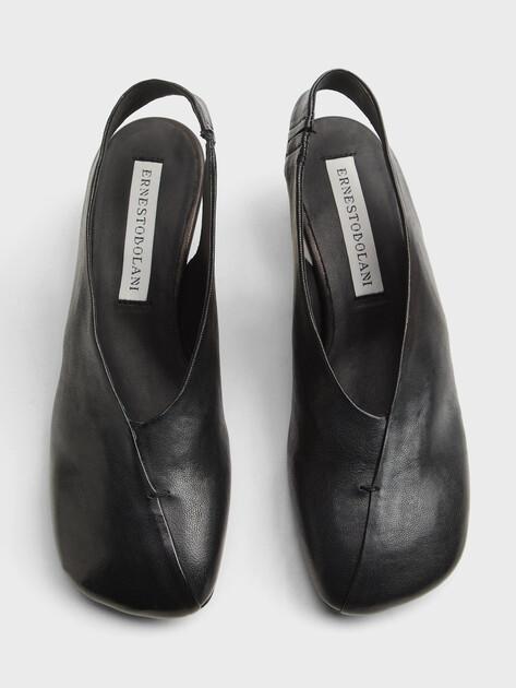 ERNESTO DOLANI Slingbacks (leather upper and sole)