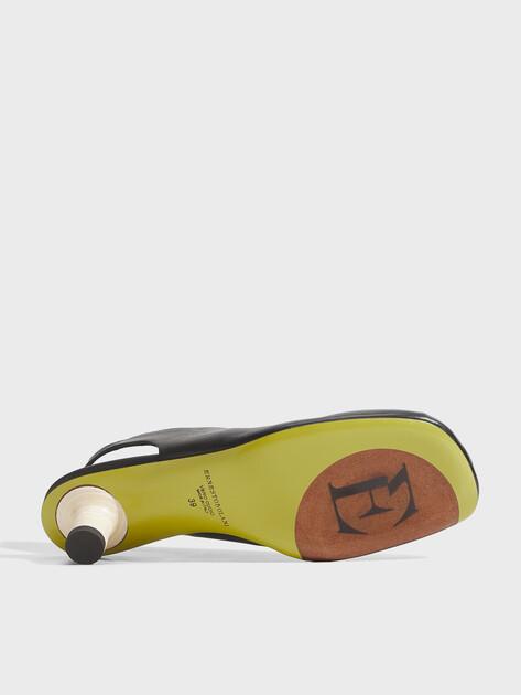 ERNESTO DOLANI Slingbacks (leather upper and sole)