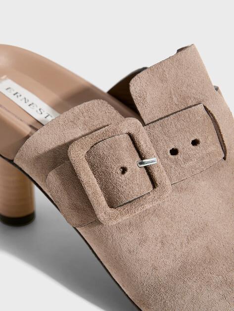 ERNESTO DOLANI Mules (genuine suede/genuine leather sole)