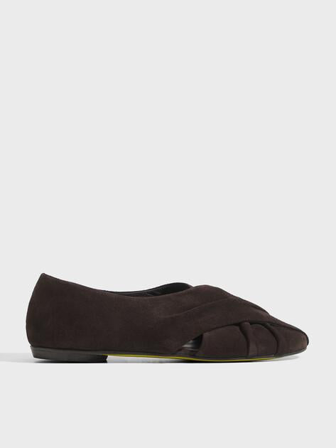 ERNESTO DOLANI Ballet flats (genuine suede/genuine leather sole)