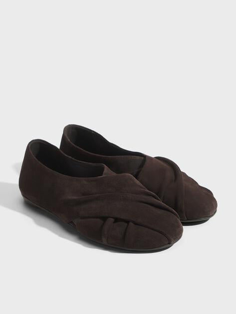 ERNESTO DOLANI Ballet flats (genuine suede/genuine leather sole)