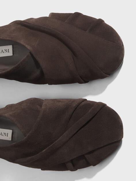ERNESTO DOLANI Ballet flats (genuine suede/genuine leather sole)