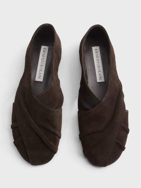 ERNESTO DOLANI Ballet flats (genuine suede/genuine leather sole)