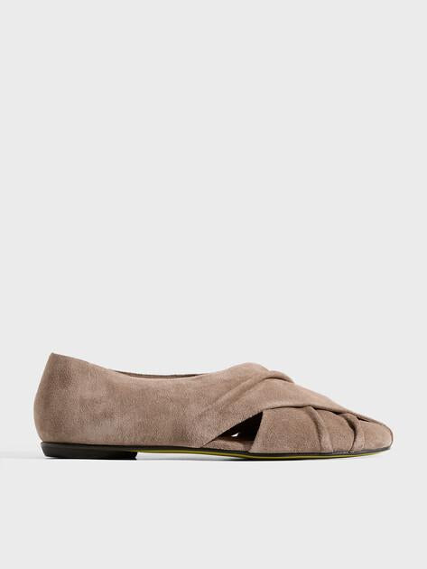 ERNESTO DOLANI Ballet flats (genuine suede/genuine leather sole)