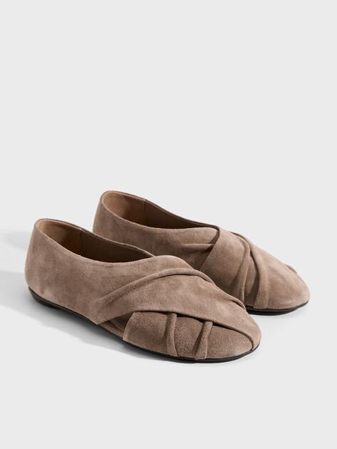 ERNESTO DOLANI Ballet flats (genuine suede/genuine leather sole)