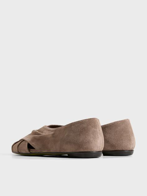 ERNESTO DOLANI Ballet flats (genuine suede/genuine leather sole)