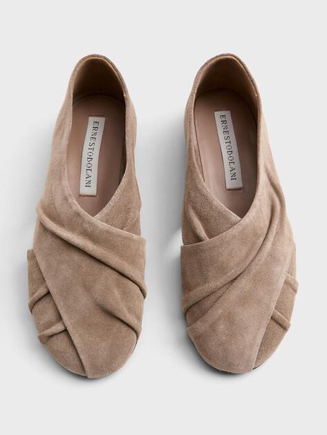 ERNESTO DOLANI Ballet flats (genuine suede/genuine leather sole)