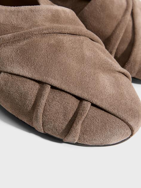 ERNESTO DOLANI Ballet flats (genuine suede/genuine leather sole)