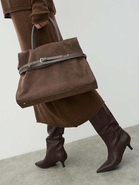 MAISON DAVID Tote (genuine nubuck/genuine leather)