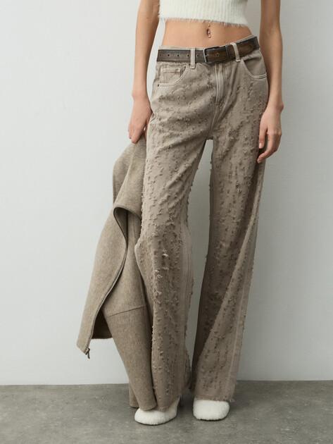 MAISON DAVID Wide-leg jeans (cotton)