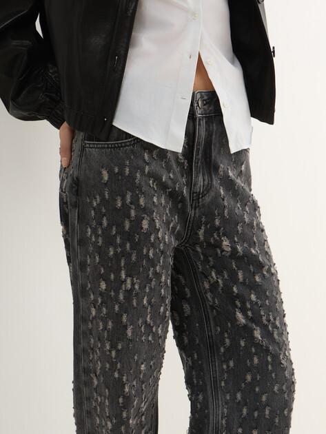 MAISON DAVID Wide-leg jeans (cotton/polyester)