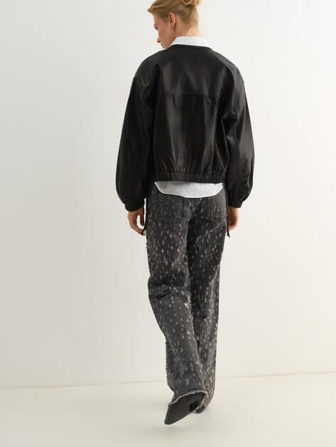 MAISON DAVID Wide-leg jeans (cotton/polyester)