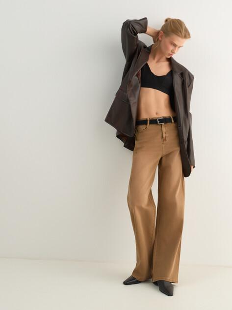 MAISON DAVID Wide-leg jeans (cotton/lyocell)