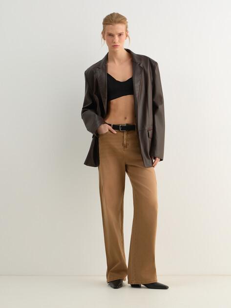 MAISON DAVID Wide-leg jeans (cotton/lyocell)