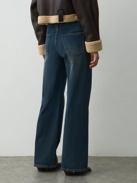 MAISON DAVID Wide-leg jeans (cotton/lyocell)