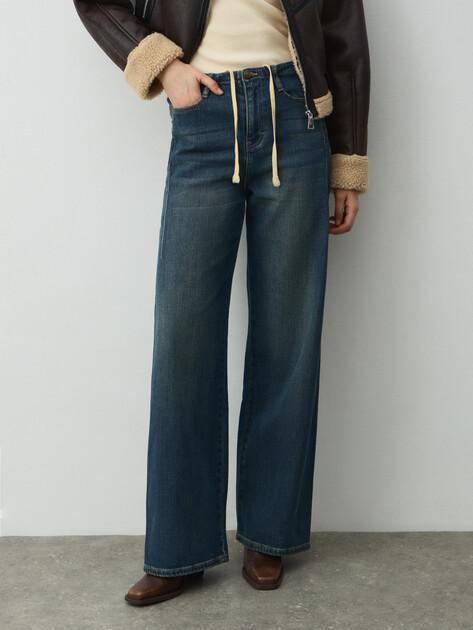 MAISON DAVID Wide-leg jeans (cotton/lyocell)