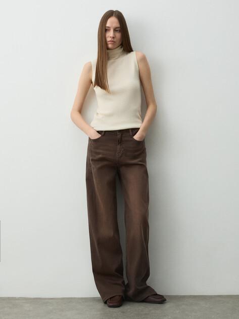 MAISON DAVID Wide-leg jeans (cotton/lyocell)