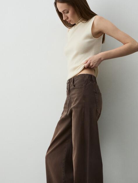 MAISON DAVID Wide-leg jeans (cotton/lyocell)