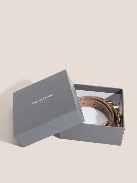MAISON DAVID Belt (genuine nubuck)