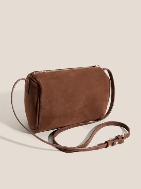 MAISON DAVID Crossbody Shoulder Bag (Nubuck Leather)