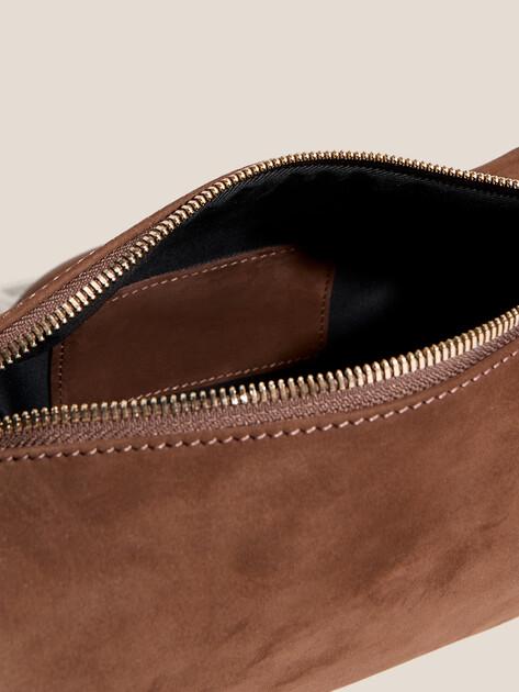 MAISON DAVID Crossbody Shoulder Bag (Nubuck Leather)