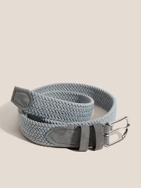 MAISON DAVID Belt (textile/genuine nubuck)
