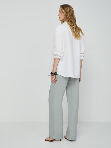 MAISON DAVID Wide-leg trousers (linen)