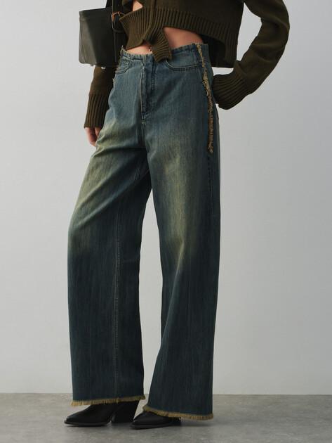MAISON DAVID Wide-leg jeans (cotton)