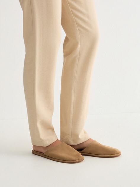 TENDANCE Slippers (natural suede)