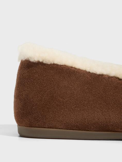 TENDANCE Loafers (natural suede/natural fur)
