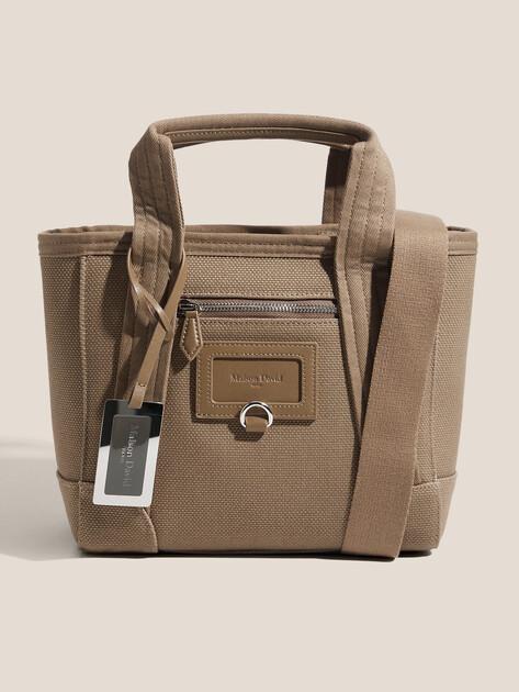 MAISON DAVID Tote (textile/faux leather)