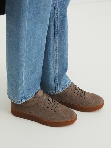 MAISON DAVID Sneakers (natural suede/natural rubber sole)