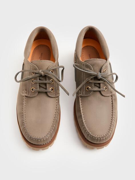 MAISON DAVID Topsiders (genuine leather)