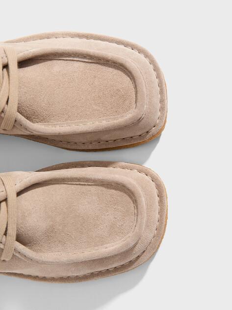 MAISON DAVID Low shoes (natural suede)