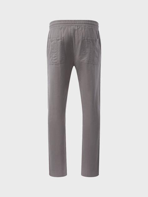 MAISON DAVID Trousers (cotton/linen)