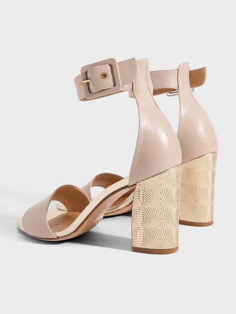 GIOVANNI FABIANI Sandals (upper and sole made of genuine leather)