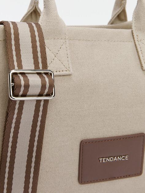 TENDANCE Tote (textile/genuine leather)