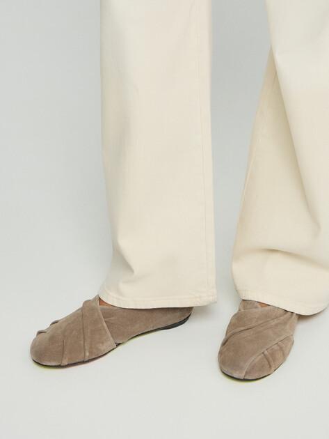 ERNESTO DOLANI Ballet flats (genuine suede/genuine leather sole)