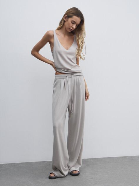 MAISON DAVID With trousers (natural wool)