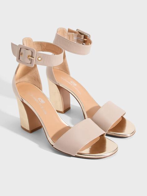 GIOVANNI FABIANI Sandals (upper and sole made of genuine leather)