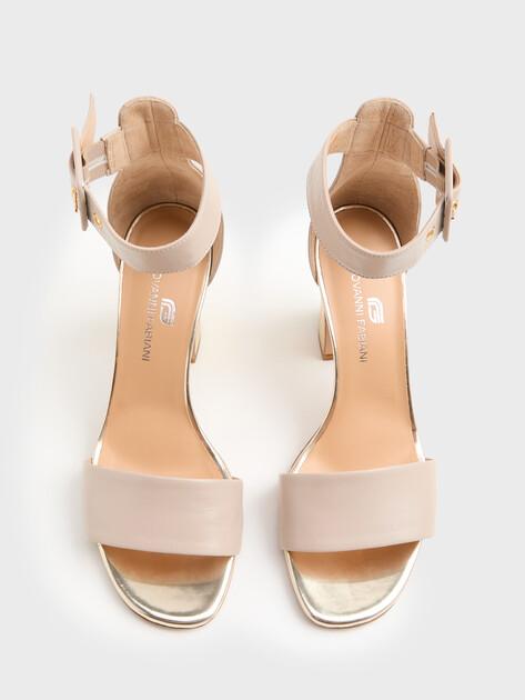 GIOVANNI FABIANI Sandals (upper and sole made of genuine leather)