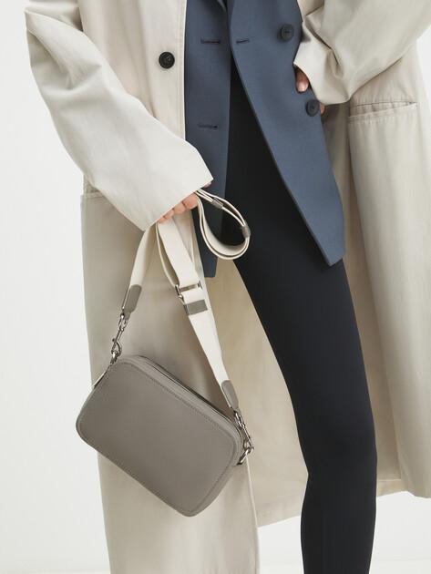 TENDANCE Crossbody Shoulder Bag (Genuine Leather)