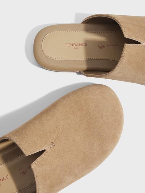 TENDANCE Slippers (natural suede)