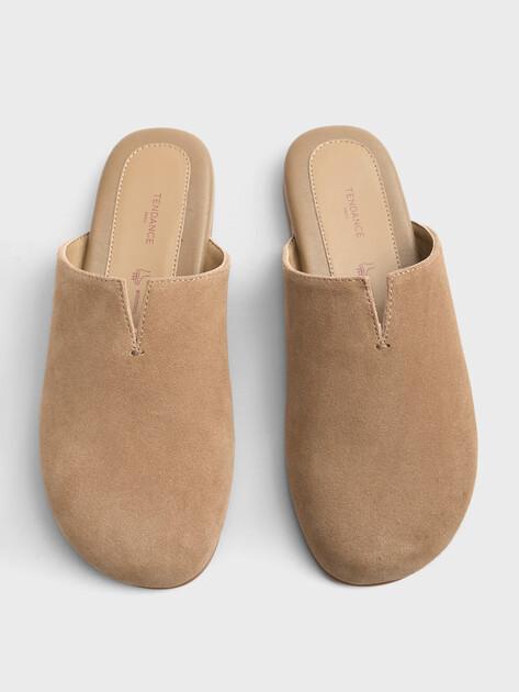 TENDANCE Slippers (natural suede)