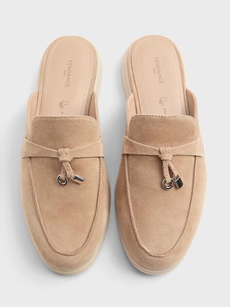 TENDANCE Mules (natural suede)