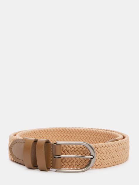 MAISON DAVID Belt (textile/genuine leather)