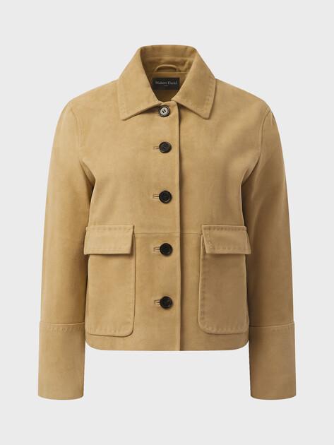 MAISON DAVID Jacket (genuine suede)