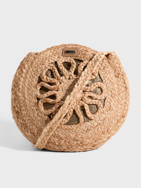 LES TROPEZIENNES Bag (jute/faux suede)