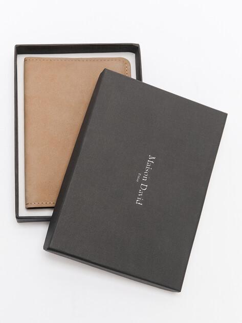 MAISON DAVID Passport Cover (Nubuck Leather)