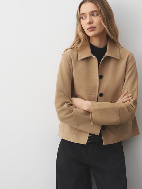 MAISON DAVID Jacket (genuine suede)